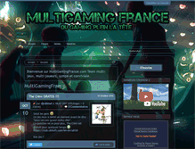 Tablet Screenshot of multigamingfrance.com